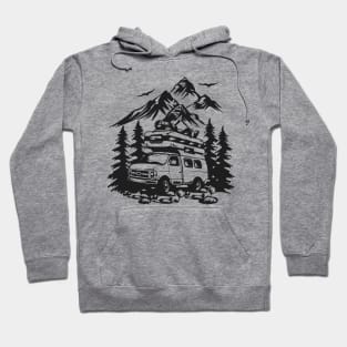 Camping Adventure - Wanderlust - Travel Lover Hoodie